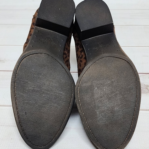 American Rag Abby Leopard Ankle Booties Size 6.5 - New In Box - Picture 8 of 10